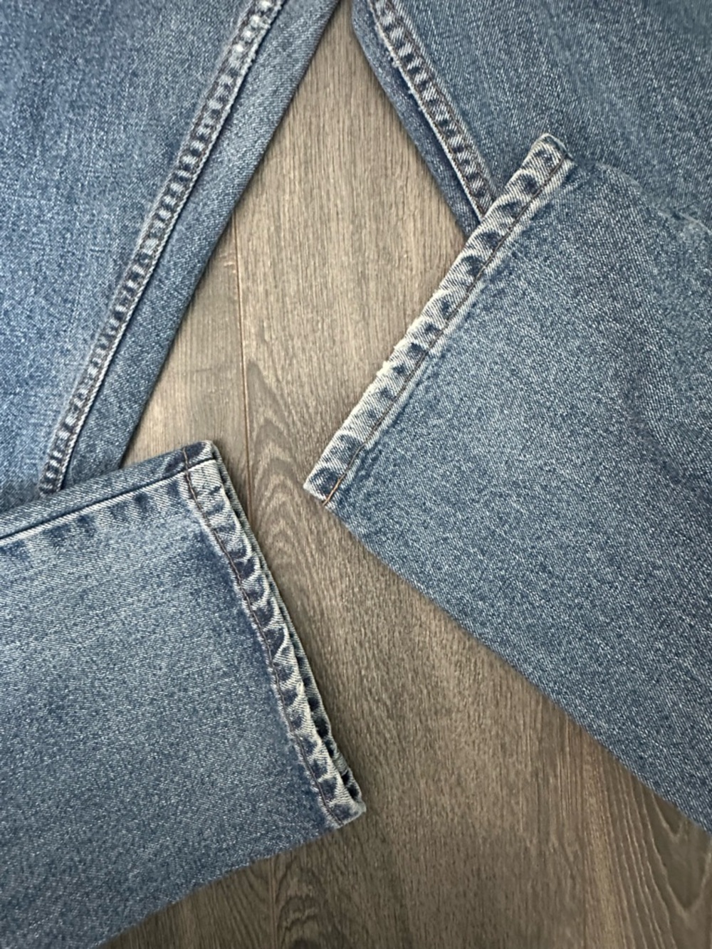 Vintage Ikeda High Waist 90s Mom Jeans Womens Blue Canadian Denim Retro Straight - Picture 11 of 12